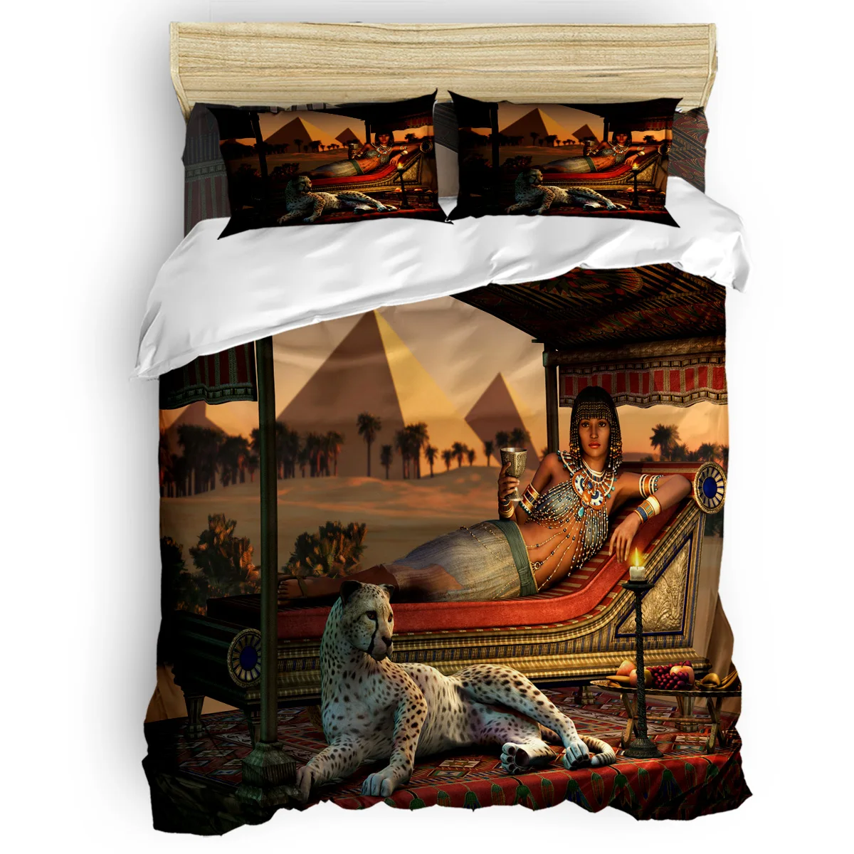 Ancient Symbols Decor Duvet Cover Set Egypt Cleopatra Mysterious Pyramid Design Print 4 Piece Bedding Set Twin Queen
Ancient Symbols Decor Duvet Cover Set Egypt Cleopatra Mysterious Pyramid Design Print 4 Piece Bedding Set Twin Queen