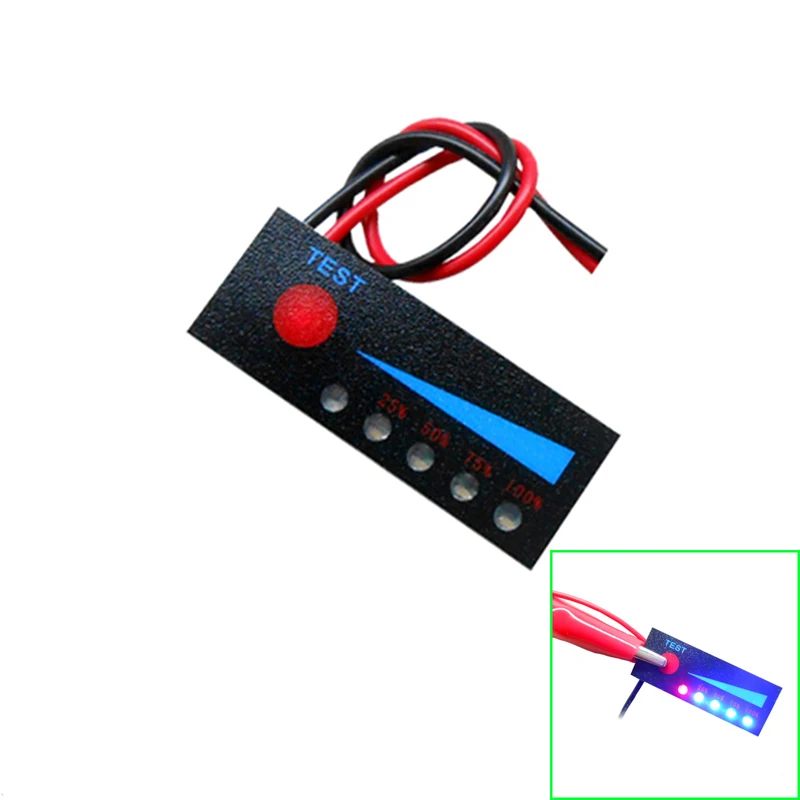 3.7V 2S 3S 4S 12V Lithium Battery Meter Capacity Indicator Electricity Power Level Tester Li-ion Voltage Display For car battery
3.7V 2S 3S 4S 12V Lithium Battery Meter Capacity Indicator Electricity Power Level Tester Li-ion Voltage Display For car battery