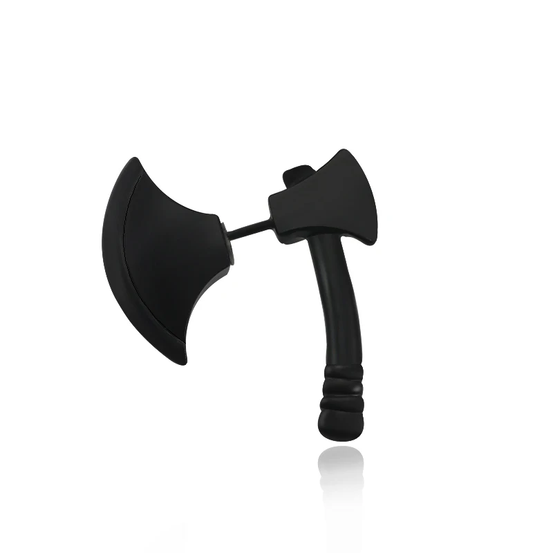 Gothic Punk Style Three-Dimensional Axe Earrings For Women Black Hip-Hop Unisex Axe Tool Earrings Exaggerated Jewelry Gift
Gothic Punk Style Three-Dimensional Axe Earrings For Women Black Hip-Hop Unisex Axe Tool Earrings Exaggerated Jewelry Gift