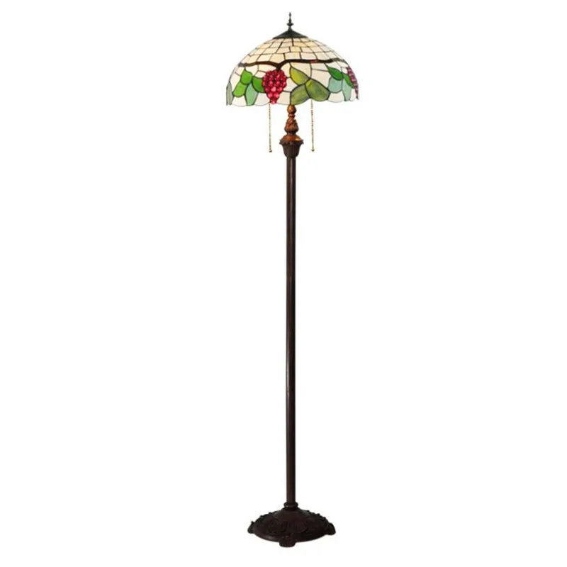 16" Pastoral European Tiffany Grapes Handmade Glass Floor Lamp for Foyer Bed Room Apartment Glass Lighting Fixture H 165cm 1043
16" Pastoral European Tiffany Grapes Handmade Glass Floor Lamp for Foyer Bed Room Apartment Glass Lighting Fixture H 165cm 1043