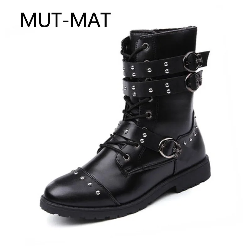 Martin Boots Men Shoes Brock Carved Leather Boots Fashion Tide Autumn And Winter British Style Metal Rivet Shoes Man
Martin Boots Men Shoes Brock Carved Leather Boots Fashion Tide Autumn And Winter British Style Metal Rivet Shoes Man