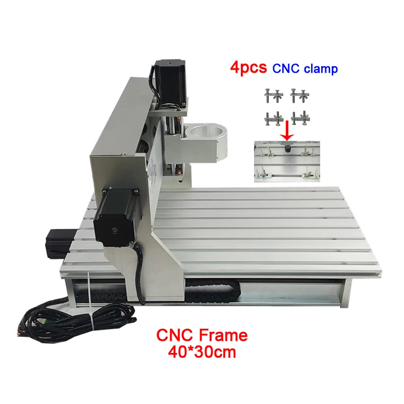 Newest 3040 CNC frame with motor woodworking lathe of Engraving Drilling and Milling Machine tools 
Newest 3040 CNC frame with motor woodworking lathe of Engraving Drilling and Milling Machine tools
