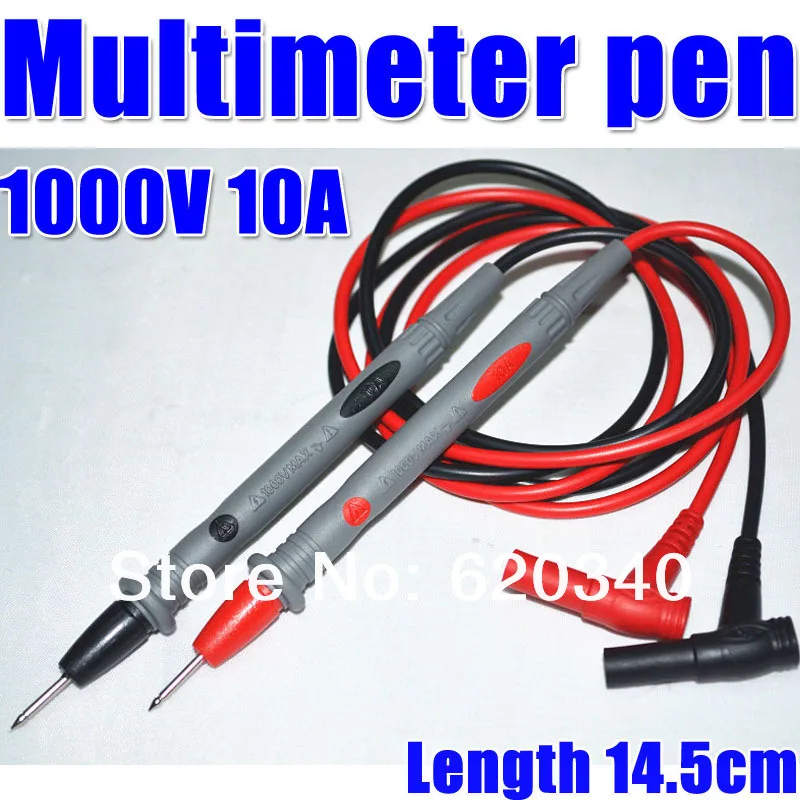 1 pairs /10A 1000V Probe Clamp Multi Meter PROBE MULTIMETER TEST Cable,Universal Probe free shipping
1 pairs /10A 1000V Probe Clamp Multi Meter PROBE MULTIMETER TEST Cable,Universal Probe free shipping