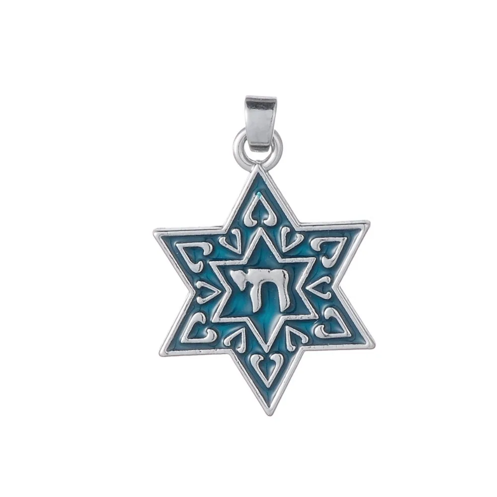 My Shape Jewish Star of David Chai Necklace Pendant Enamel Religious Charms Factory Direct Sell Charm Wholesale 10pcs
My Shape Jewish Star of David Chai Necklace Pendant Enamel Religious Charms Factory Direct Sell Charm Wholesale 10pcs