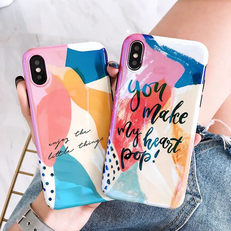 Abstract Art Painted Case For iPhone X XS Case For iPhone 6 6S 7 8 Plus X XS Cartoon Graffiti Blu-ray Glossy Soft Silicone Cover
Abstract Art Painted Case For iPhone X XS Case For iPhone 6 6S 7 8 Plus X XS Cartoon Graffiti Blu-ray Glossy Soft Silicone Cover