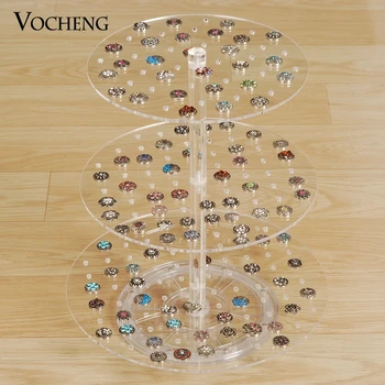 Vocheng Transparent Three Layers Detachable Round Acrylic Displays Stand for Snap Charms NN-476
Vocheng Transparent Three Layers Detachable Round Acrylic Displays Stand for Snap Charms NN-476