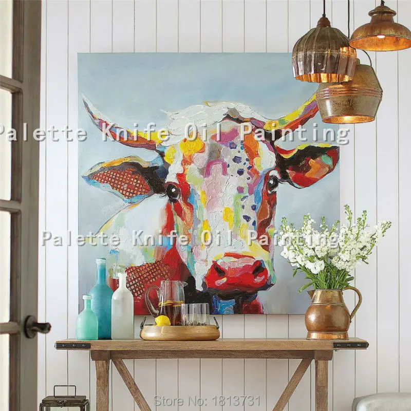 Oil painting On Canvas Wall Pictures Paintings For Living Room Wall Art Canvas Pop art calf modern abstract hand painted 2
Oil painting On Canvas Wall Pictures Paintings For Living Room Wall Art Canvas Pop art calf modern abstract hand painted 2