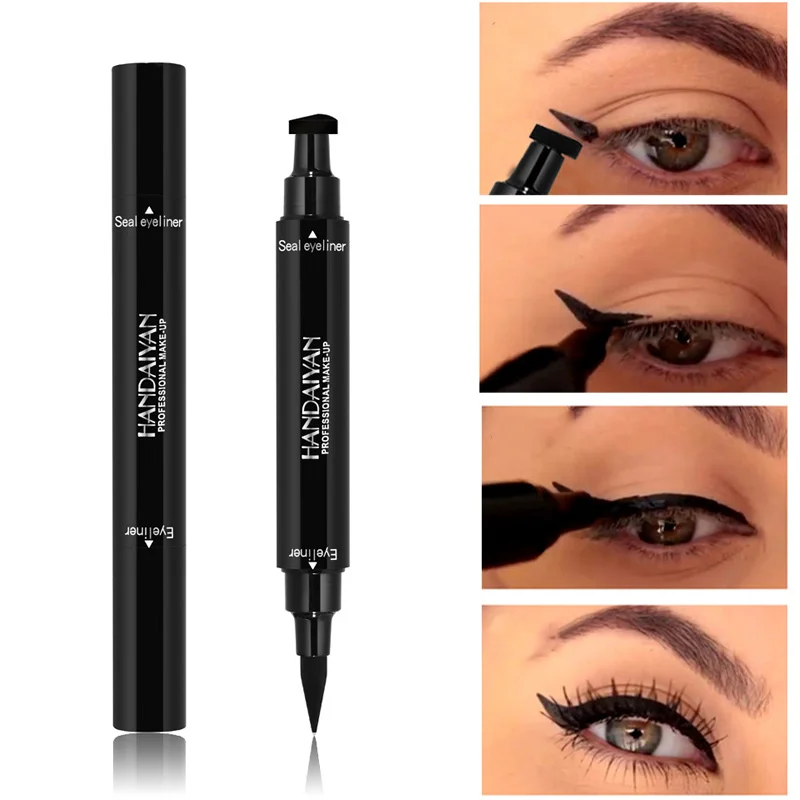 Channy Black Double-headed Eyeliner Pencil With Miss Stamp Seal Maquiagem Waterproof wing Eye Liner Cosmetics
Channy Black Double-headed Eyeliner Pencil With Miss Stamp Seal Maquiagem Waterproof wing Eye Liner Cosmetics