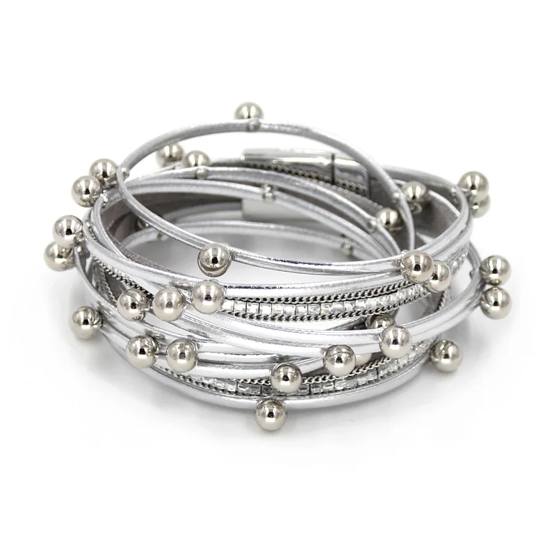 Bracelets for Women Multi-layer Leather Charm Bracelet Imitation Pearl Winding Bangles Bracelets Female Jewelry Dropshipping
Bracelets for Women Multi-layer Leather Charm Bracelet Imitation Pearl Winding Bangles Bracelets Female Jewelry Dropshipping