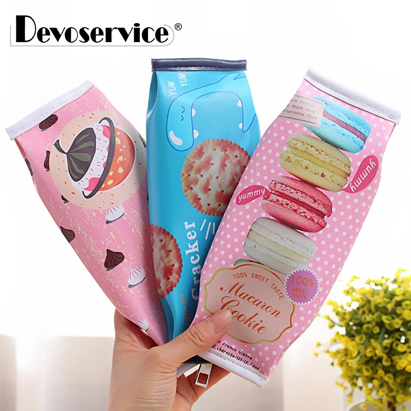 Cute Kawaii Faux Leather Pencil Cases Cute Stationery Macaron Cake Zipper Pen Bags Box for Girl School Student Supplies
Cute Kawaii Faux Leather Pencil Cases Cute Stationery Macaron Cake Zipper Pen Bags Box for Girl School Student Supplies