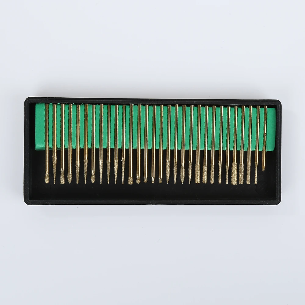 30Pcs Dental Burrs Bur Bit Set Diamond Grinding Coated Drill Grinder Bits Rotary Tool Dental Equipment
30Pcs Dental Burrs Bur Bit Set Diamond Grinding Coated Drill Grinder Bits Rotary Tool Dental Equipment
