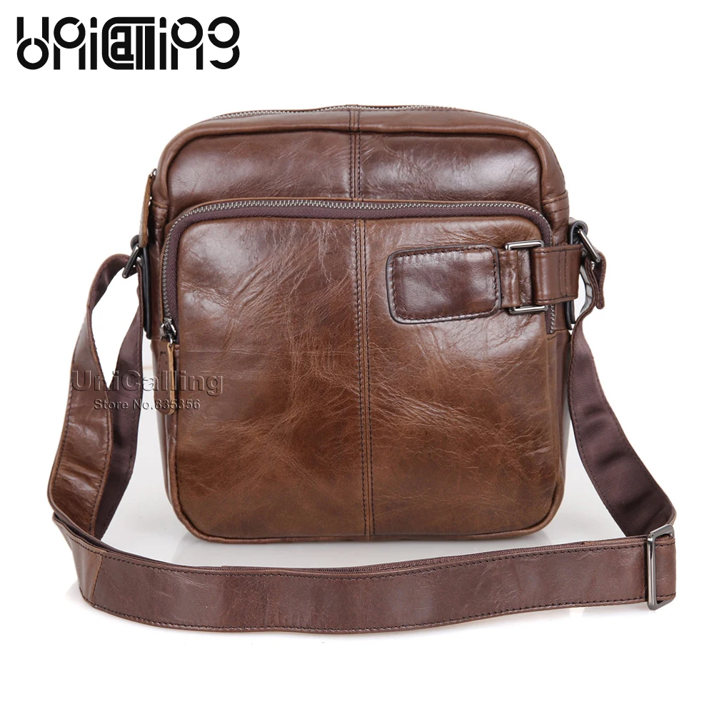 UniCalling fashion brand men leather messenger bag cow leather genuine leather crossbody bag for men vintage leather men bag
UniCalling fashion brand men leather messenger bag cow leather genuine leather crossbody bag for men vintage leather men bag