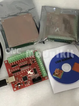 CNC Mach3 USB Motion Breakout Board 4Axis Driver Controller CNC Router Engraving Interface Adapter USB Card 100KHZ CNC Modulkit
CNC Mach3 USB Motion Breakout Board 4Axis Driver Controller CNC Router Engraving Interface Adapter USB Card 100KHZ CNC Modulkit