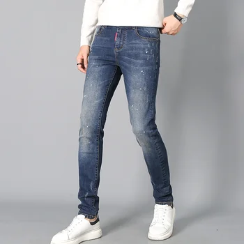 middle waist scratched vintage wash dot painted denim blue jeans pants trousers for men youth boys adults spring autum season
middle waist scratched vintage wash dot painted denim blue jeans pants trousers for men youth boys adults spring autum season