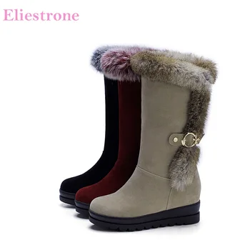 Hot Sale Brand New Winter Fashion Black Beige Women Snow Wedge Boots Sexy Furry Lady Mid Calf Shoes PB52 Plus Big Size 10 34 43
Hot Sale Brand New Winter Fashion Black Beige Women Snow Wedge Boots Sexy Furry Lady Mid Calf Shoes PB52 Plus Big Size 10 34 43