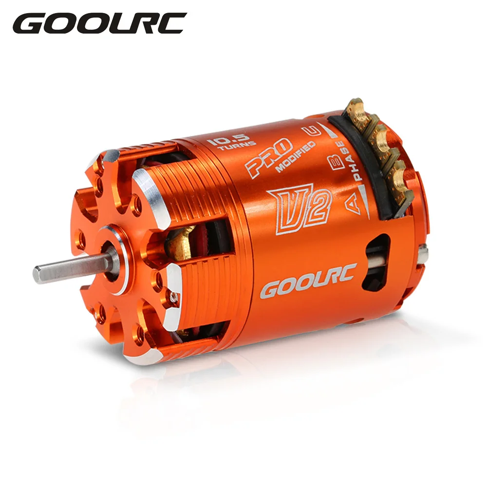 Мотор GoolRC 540 10 5 T модифицированный 1/10 кв сенсорный бесколлекторный синхронизатор