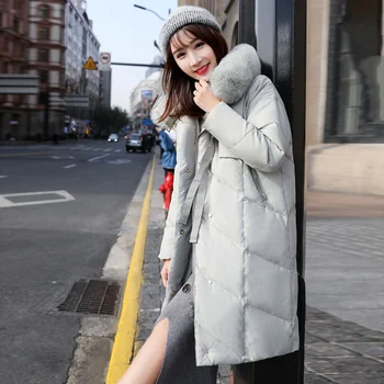 Natural Real Fox Fur Collar 2019 Winter Coat Women White Duck Down Jacket Warm Thick Winter Down Jacket Women Long Parka Snow
Natural Real Fox Fur Collar 2019 Winter Coat Women White Duck Down Jacket Warm Thick Winter Down Jacket Women Long Parka Snow
