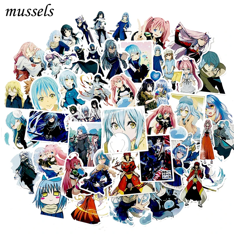 50pcs/set That Time I Got Reincarnated As A Slime Sticker Colorful For Luggage Laptop Decal Skateboard GuitarSticker
50pcs/set That Time I Got Reincarnated As A Slime Sticker Colorful For Luggage Laptop Decal Skateboard GuitarSticker