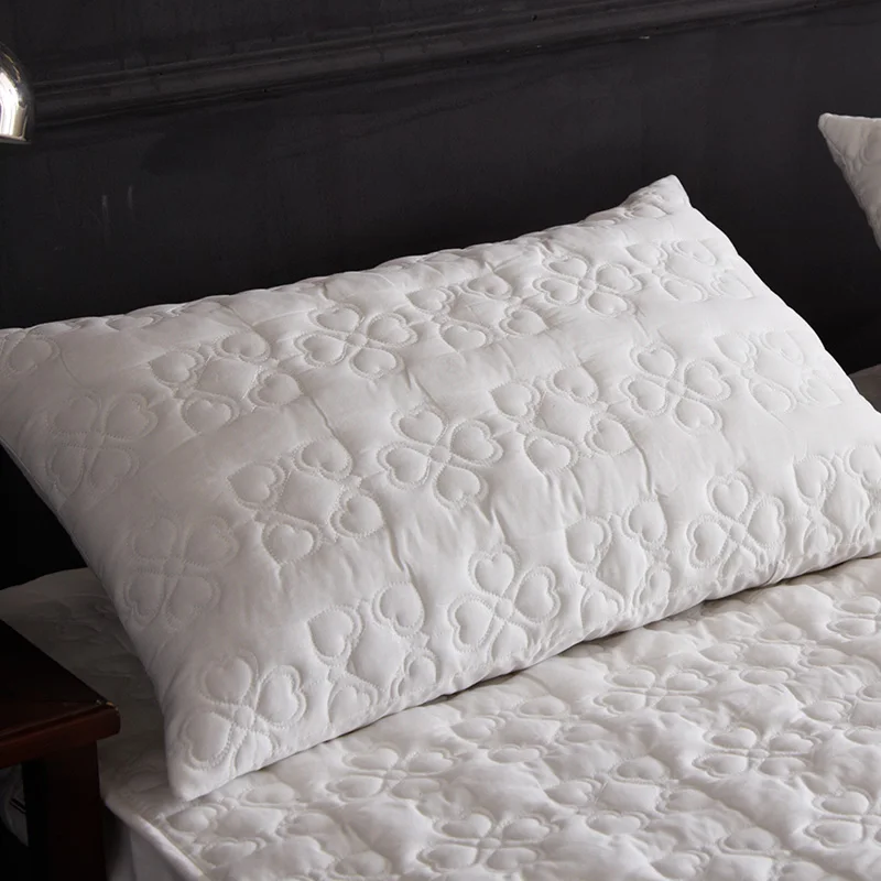 Four-Leaf-Clover-100%-Cotton-Mattress-Cover-with-Elastic-Band-Queen-King-Bed-Cover-Solid-Color-Quilted-Mattress-Protector-Cover-4