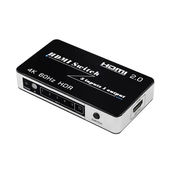 PUZHIJIE 4K HDMI 2.0 Switch 5x1 5 In 1 Out HDMI Switch 4K 60Hz HDR 3D 1080P Switcher with IR Remote for PS4 Pro UHD TV
PUZHIJIE 4K HDMI 2.0 Switch 5x1 5 In 1 Out HDMI Switch 4K 60Hz HDR 3D 1080P Switcher with IR Remote for PS4 Pro UHD TV
