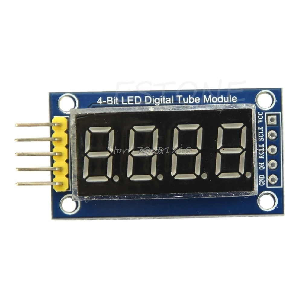 4 Bits Digital Tube LED Display Module Four Serial for 595 Driver 1PC Whosale&Dropship
4 Bits Digital Tube LED Display Module Four Serial for 595 Driver 1PC Whosale&Dropship