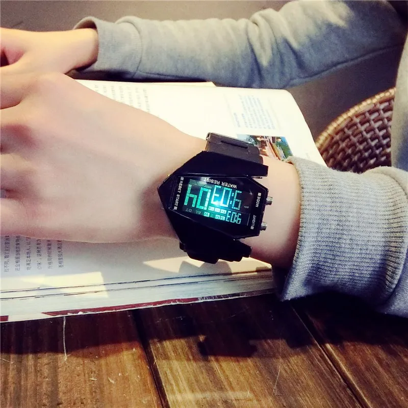 Edition Middle School Student Led Cool Colorful Luminous Multi-functional Sports Watch Male Electronic Plane Table Girl Children
Edition Middle School Student Led Cool Colorful Luminous Multi-functional Sports Watch Male Electronic Plane Table Girl Children