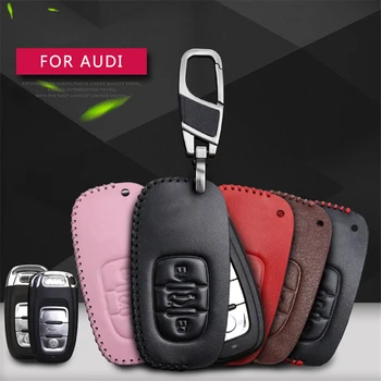 Leather Car Key Cover with Key Holder Ring For Audi A1 A3 A5 A6 Q3 Q7 A7 A8 S8 Q5 Car Key Protect Shell Car Interior Accessories
Leather Car Key Cover with Key Holder Ring For Audi A1 A3 A5 A6 Q3 Q7 A7 A8 S8 Q5 Car Key Protect Shell Car Interior Accessories
