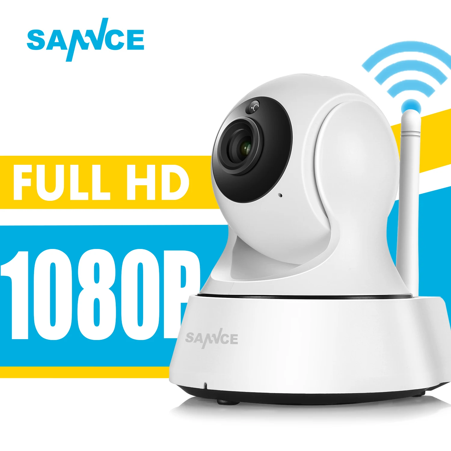 SANNCE Full HD 1080P Mini Wi-fi Camera Wireless IP Sucurity CCTV Camera Wifi Network Smart Night Vision Baby Monitor 10ft cable
