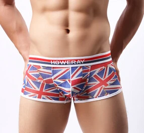 Хит продаж! 1 шт., бренд HOWE RAY union jack, сексуальное мужское нижнее белье для геев, привлекательные трусы-боксеры с низкой посадкой и блестящее нижнее белье
Хит продаж! 1 шт., бренд HOWE RAY union jack, сексуальное мужское нижнее белье для геев, привлекательные трусы-боксеры с низкой посадкой и блестящее нижнее белье