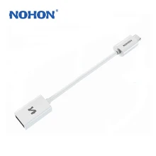 NOHON Type-C USB 3.0 Transfer OTG TPE Data Cable Fast Transmmision Speed 5.0Gpbs Support U Disk Smart Phone Keyboard 150mm wire