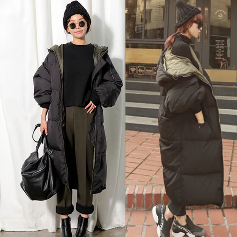 Women's Hooded Long Winter Coat 2019 Autumn Female Fashion Parkas Ladies Casual Thick Warm Black Cotton Pockets Overcoat Outwear
Women's Hooded Long Winter Coat 2019 Autumn Female Fashion Parkas Ladies Casual Thick Warm Black Cotton Pockets Overcoat Outwear