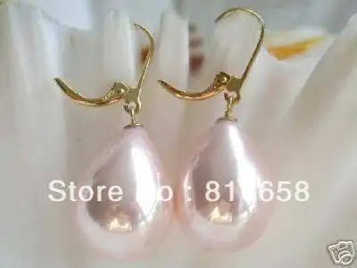 Free shipping @@Exquisite 12X16MM Pink South Sea shell pearl Teardrop Dangle earring AAA 6.10
Free shipping @@Exquisite 12X16MM Pink South Sea shell pearl Teardrop Dangle earring AAA 6.10