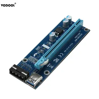 VODOOL USB 3.0 PCI-E Express 1X To 16X PC Expansion Card Extender Riser Card Adapter For Miner Mining Kit With SATA Power Cable
VODOOL USB 3.0 PCI-E Express 1X To 16X PC Expansion Card Extender Riser Card Adapter For Miner Mining Kit With SATA Power Cable
