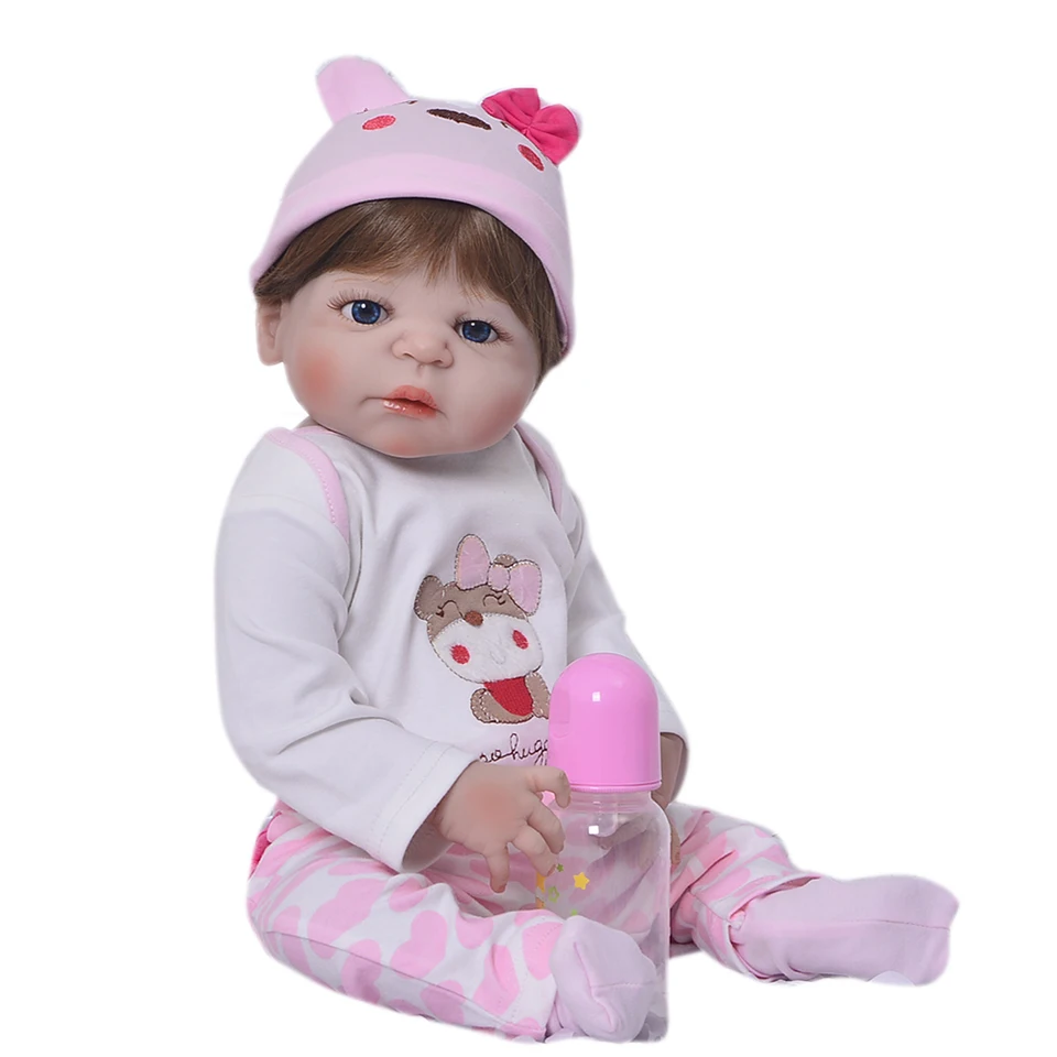 55cm Full Body Silicone Reborn Baby Doll Toys Newborn Princess Girl Babies Dolls Gift Birthday Gift Kid Child Bathe Toy
55cm Full Body Silicone Reborn Baby Doll Toys Newborn Princess Girl Babies Dolls Gift Birthday Gift Kid Child Bathe Toy