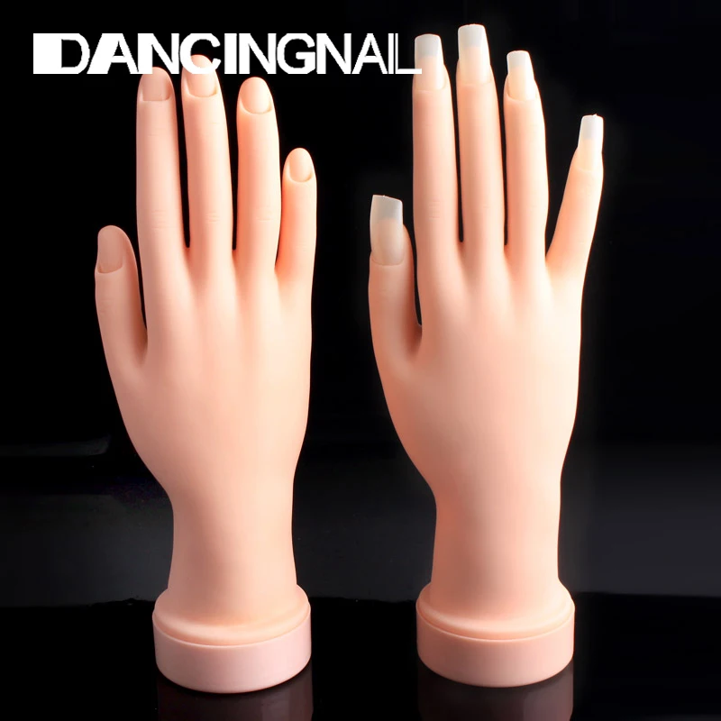 Pro Practice Nail Art Hand Soft Training Display Model Hands Flexible Silicone Prosthetic Personal Salon Manicure Tools Hot
Pro Practice Nail Art Hand Soft Training Display Model Hands Flexible Silicone Prosthetic Personal Salon Manicure Tools Hot