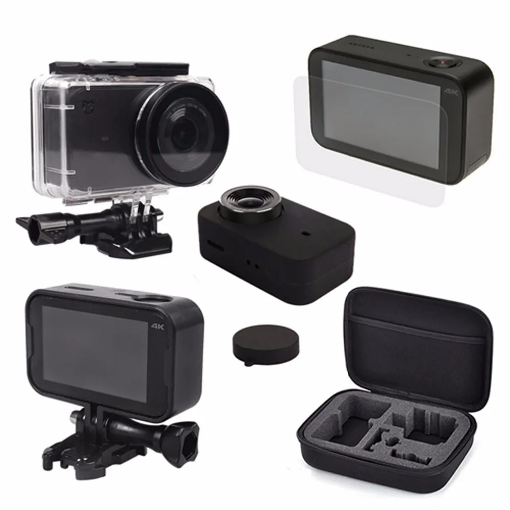 for Xiaomi Mijia 4K Camera Storage bag + Waterproof Housing Case + Frame Shell Cover + Skin Case Cover + Lens Cap Protector Film
for Xiaomi Mijia 4K Camera Storage bag + Waterproof Housing Case + Frame Shell Cover + Skin Case Cover + Lens Cap Protector Film