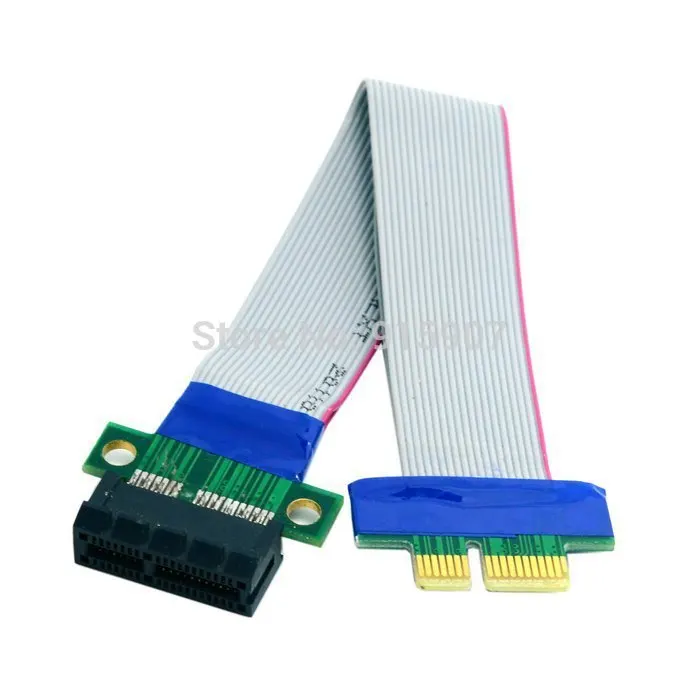 

CY Chenyang PCI-E Express 1X Slot Riser Card Extender Extension Ribbon Flex Relocate Cable 20cm