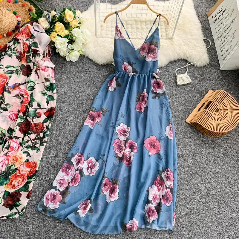 2019 new fashion women's dresses Summer Bohemian seaside resort slim Thai dress
2019 new fashion women's dresses Summer Bohemian seaside resort slim Thai dress