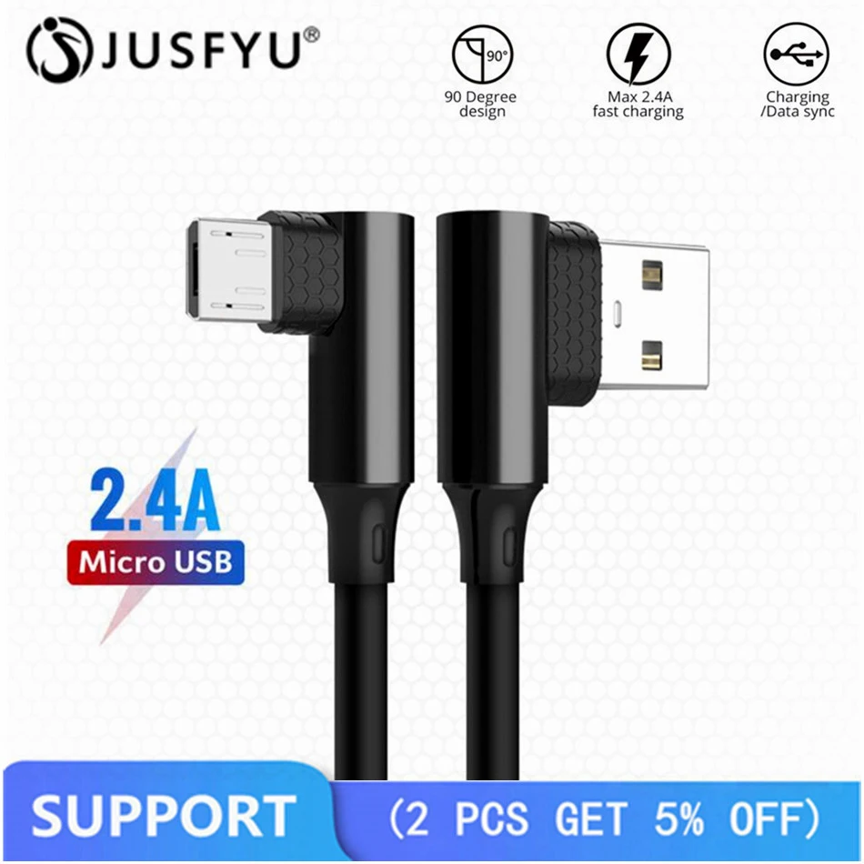 2.4A Double Elbow Bobile Phone USB Data Cable Micro USB Type C 8 pin Cable for iPhone X Samsung Galaxy S8Plus Charger Cable wire
2.4A Double Elbow Bobile Phone USB Data Cable Micro USB Type C 8 pin Cable for iPhone X Samsung Galaxy S8Plus Charger Cable wire