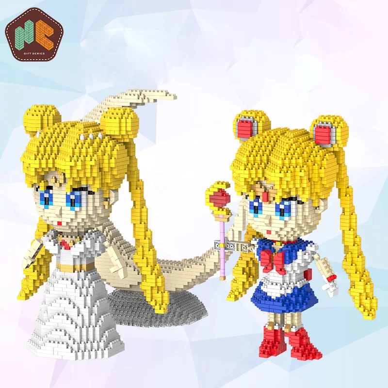 HC Diamond Mini Building Blocks Bricks Cartoon Pretty Soldier Sailor Moon DIY Magic Friends Blocks Educational Toys for Children
HC Diamond Mini Building Blocks Bricks Cartoon Pretty Soldier Sailor Moon DIY Magic Friends Blocks Educational Toys for Children