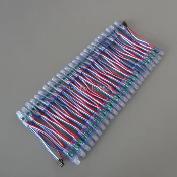 18AWG 50pcs/set 5V addressable 12mm WS2811 led pixel module RGB full color light;all White/Green/Black/RGB wire;Waterproof IP68
18AWG 50pcs/set 5V addressable 12mm WS2811 led pixel module RGB full color light;all White/Green/Black/RGB wire;Waterproof IP68
