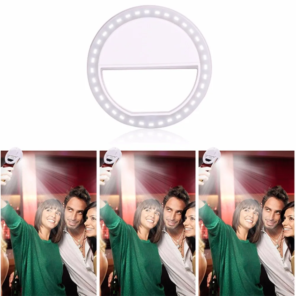 Selfie Adjustable Bright Portable LED Ring Flash Light Camera Fill Light Photography Spotlight Flash For iPhone Mobile Phone
Selfie Adjustable Bright Portable LED Ring Flash Light Camera Fill Light Photography Spotlight Flash For iPhone Mobile Phone