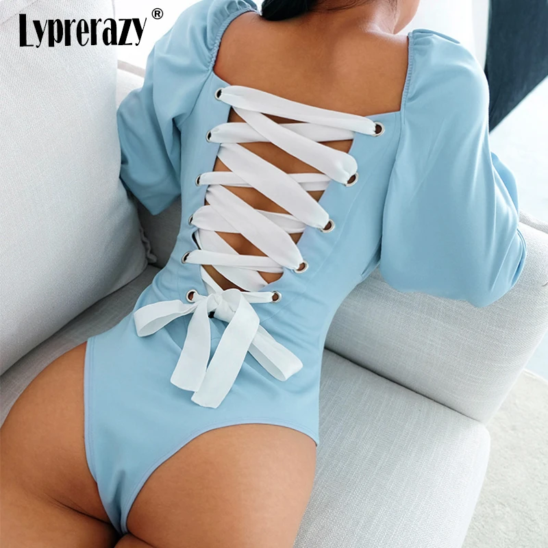 Lyprerazy Sky Blue Plunge Neck Net Bow tie Backless Puff Sleeve Romper Playsuit Slash Neck Elegant Regular Rompers for Women
Lyprerazy Sky Blue Plunge Neck Net Bow tie Backless Puff Sleeve Romper Playsuit Slash Neck Elegant Regular Rompers for Women