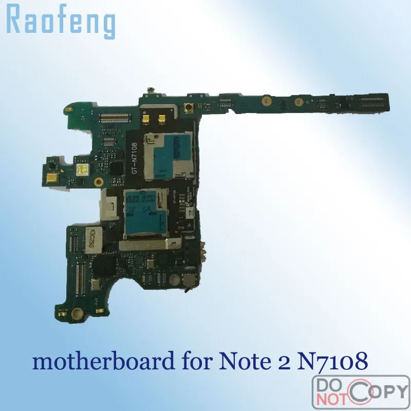 Raofeng Well worked For Samsung Galaxy Note 2 Motherboard N7108 Motherboard Unlocked mainboard Logic Board with chips
Raofeng Well worked For Samsung Galaxy Note 2 Motherboard N7108 Motherboard Unlocked mainboard Logic Board with chips