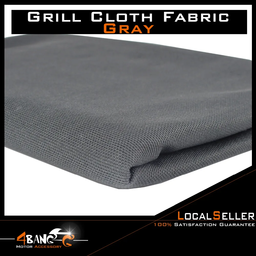 Grill Cloth For Speaker Cabinet Acoustic Speaker Grill Cloth Fabric Gray 39"x 55
Grill Cloth For Speaker Cabinet Acoustic Speaker Grill Cloth Fabric Gray 39"x 55