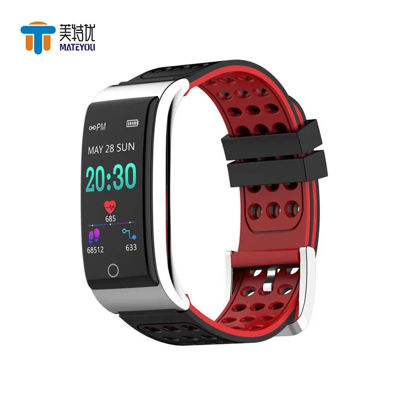 MATEYOU E08 watch color screen ecg smart bracelet digital watch Ip7 waterproof heart rate monitoring watch sports bracelet
MATEYOU E08 watch color screen ecg smart bracelet digital watch Ip7 waterproof heart rate monitoring watch sports bracelet