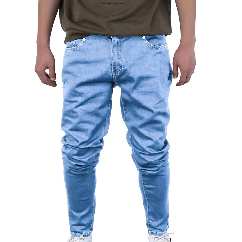 MJARTORIA Men's Solid Color Jeans Slim Fit Denim Pencil Pants Fashion Comfortable Casual Straight Stretch Trousers
MJARTORIA Men's Solid Color Jeans Slim Fit Denim Pencil Pants Fashion Comfortable Casual Straight Stretch Trousers