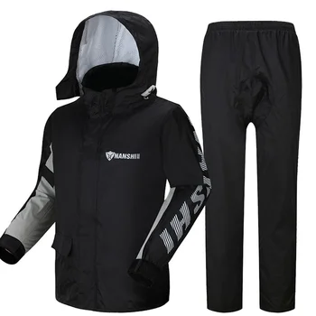 Waterproof Men Rain Suit Rainwear Motorbike Pocket Black Raincoat Rain Jacket Pants Outdoorcapa De Chuva Para Motoqueiro 50yc58
Waterproof Men Rain Suit Rainwear Motorbike Pocket Black Raincoat Rain Jacket Pants Outdoorcapa De Chuva Para Motoqueiro 50yc58
