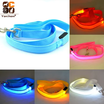 Nylon Pet LED Dog Leash Night Safety LED Flashing Glow LED Pet Supplies Cat Dogs Drawing Small Leads for LED Dog Collar 120cm
Nylon Pet LED Dog Leash Night Safety LED Flashing Glow LED Pet Supplies Cat Dogs Drawing Small Leads for LED Dog Collar 120cm