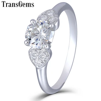 Transgems 14K 585 White Gold 1.12CTW 6MM Octagon F Color Near Colorless Moissanite Engagement Rings for Women with Accents
Transgems 14K 585 White Gold 1.12CTW 6MM Octagon F Color Near Colorless Moissanite Engagement Rings for Women with Accents